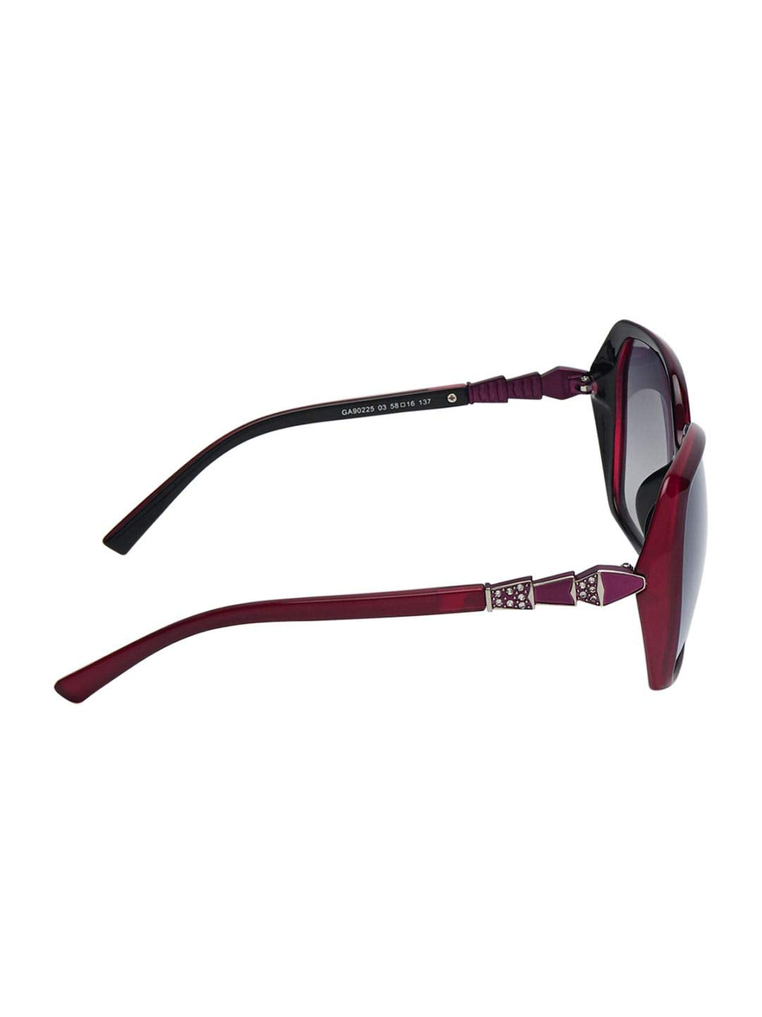 Giordano UV Protected Oversized Women Sunglasses (58 | Grey Lens)