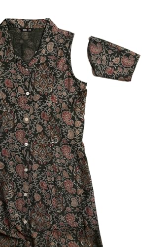 Soch Womens Green Desert Storm Paisley Print Co-Ord Set