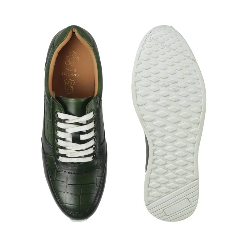 tresmode Ronca Green Men's Sneakers in Size 8 UK (42 EU)