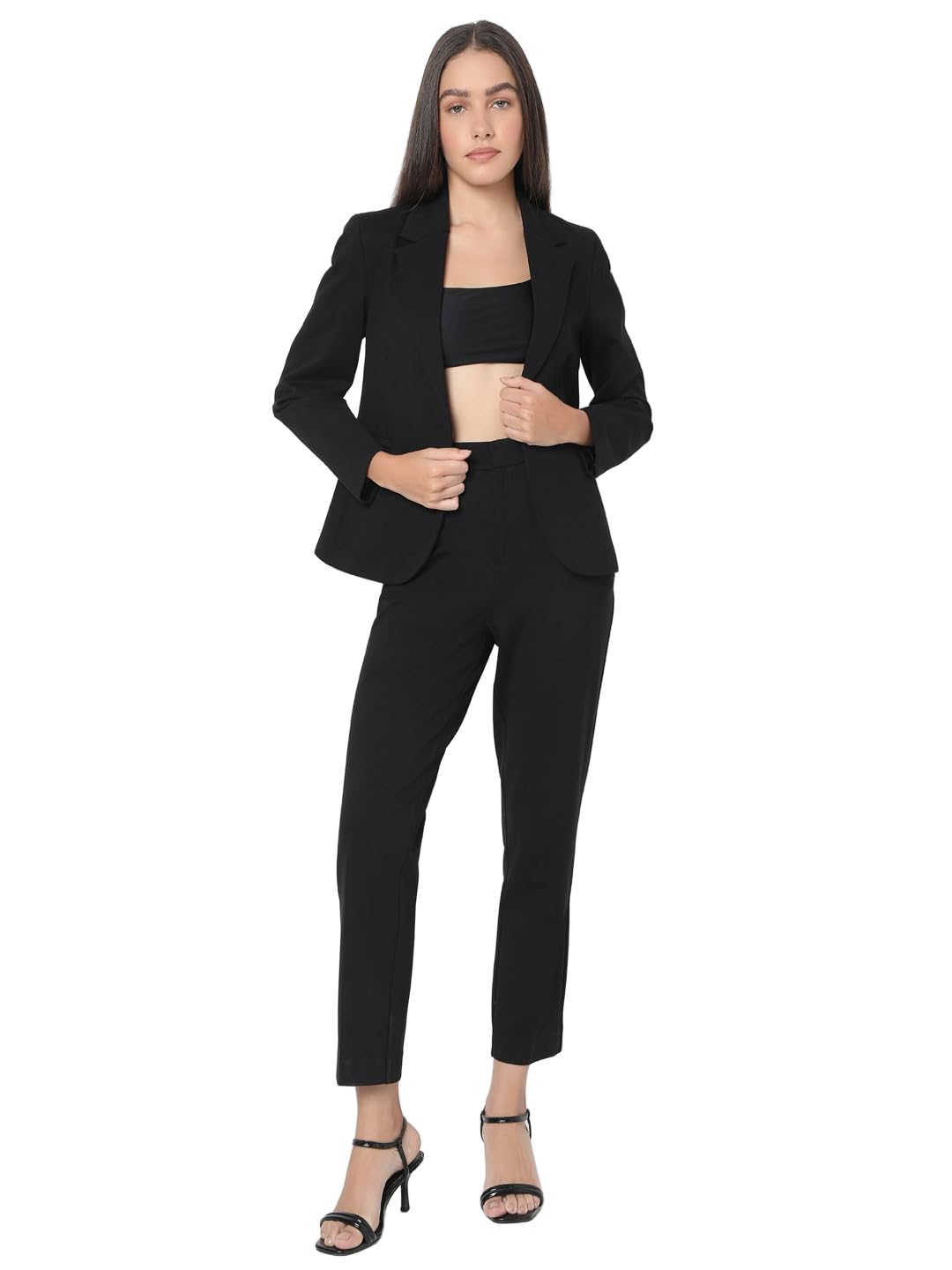 VERO MODA Women's Regular Fit Black Blazer