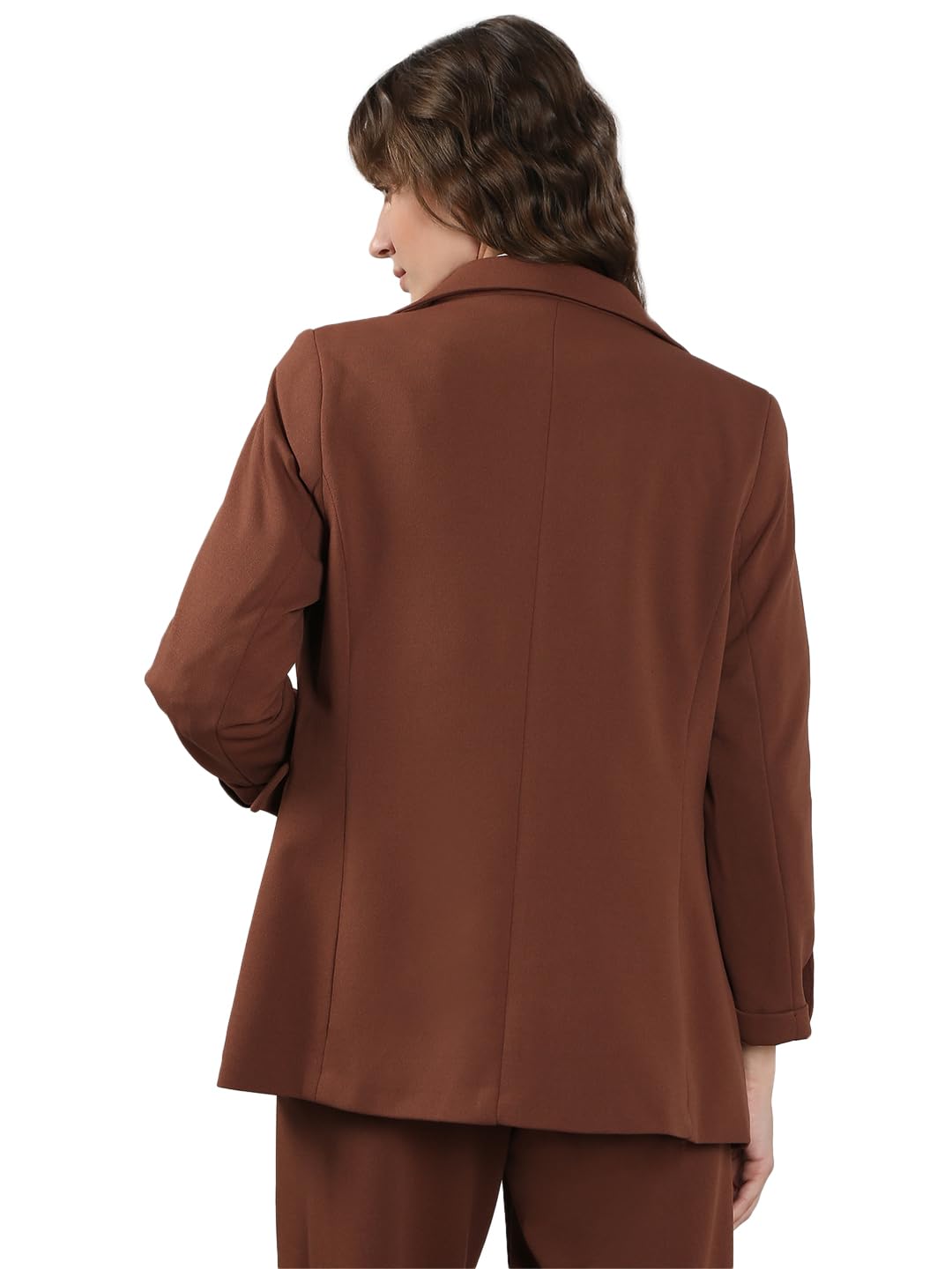 VERO MODA Women's Regular Fit Brown Blazer
