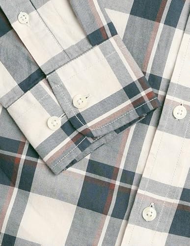 U.S.Polo ASSN. Men's Checkered Tailored Fit Shirt (USSHT3050_Teal