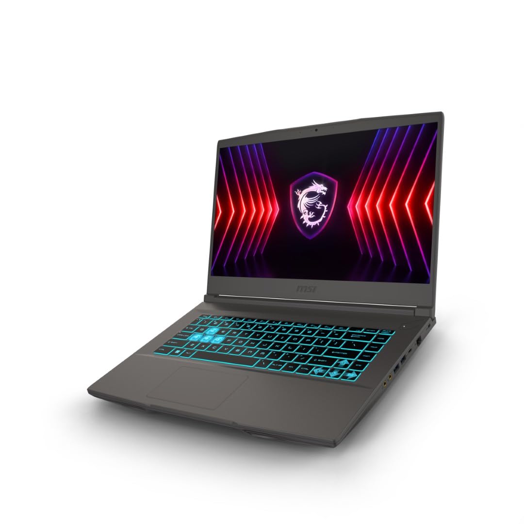 MSI Thin 15, Intel 13th Gen. i5-13420H, 40CM FHD 144Hz Gaming Laptop (16GB/512GB NVMe SSD/Windows 11 Home/NVIDIA GeForce RTX 3050, GDDR6 4GB/Cosmos Gray/1.86Kg) B13UC-125IN