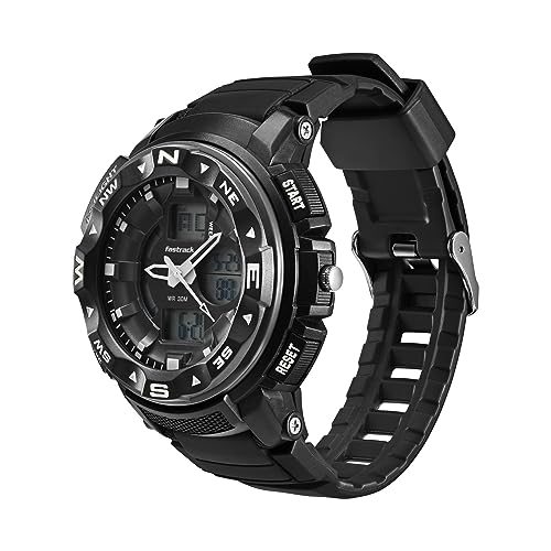 Fastrack Quartz Analog Digital Black Dial Black Plastic Strap Unisex Watch - NT38076PP01W