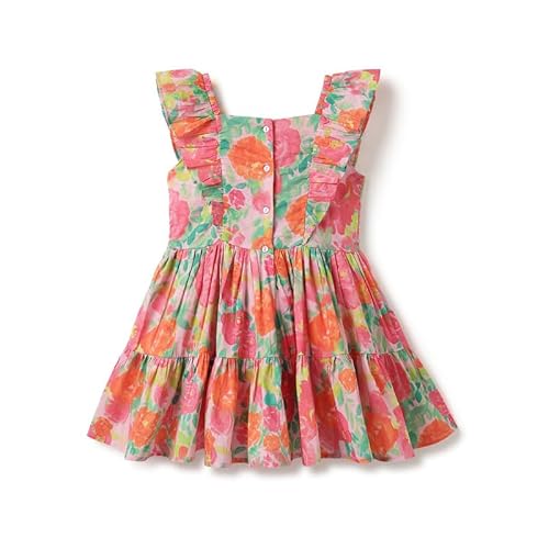 United Colors of Benetton Regular Fit Round Neck Floral Dress