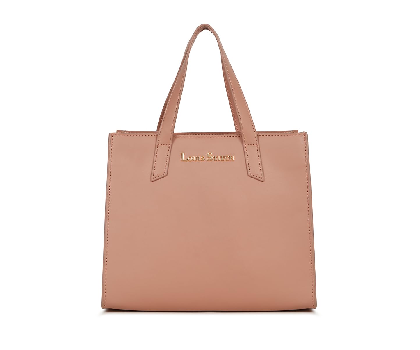 LOUIS STITCH Stylish Pink Handbag for Women | Ladies Satchel Handbag for Travel, Office, College | LDB-VF1039-HBPK