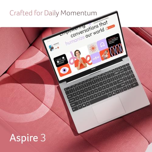 Acer Aspire 3,AMD Ryzen 3 3200U, 8GB DDR4 RAM/256 SSD, 39.62 cm /15.6" FHD IPS Display, Win 11Home, Silver, 1.7 Kg, A325-39, BL Keyboard, Thin & Light Laptop