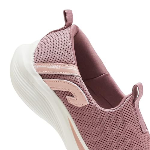 Campus Women's AMBLE Mauve/Peach Walking Shoes - 6UK/India 1 Pair