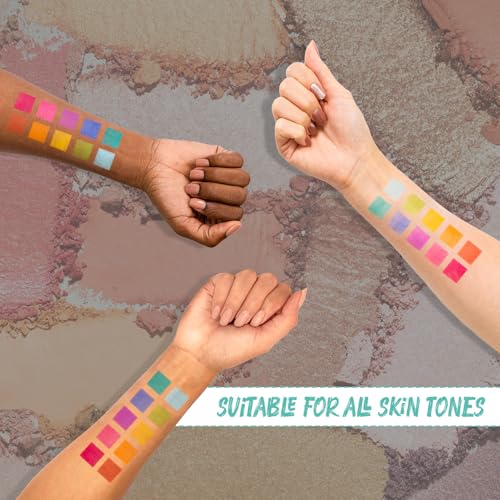 Profusion Cosmetics 10 Shade Eyeshadow Palette - High Pigmented Multi-Finish Colors, Vegan & Cruelty-Free, Create Stunning Looks On-the-Go - Travel-Friendly & Versatile Makeup, Spectrum