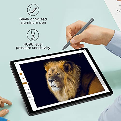 Lenovo M10 FHD Plus 2nd Gen with Pen and Kids Mode, Parental Control, Posture Alert, Dolby Atmos Speakers, TUV Certified Eye Protection (10.3 inches, 4 GB, 128 GB, Wi-Fi, Platinum Grey)