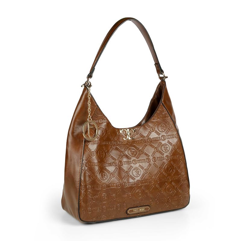 tresmode LYON Brown Vegan Leather Sling Bag