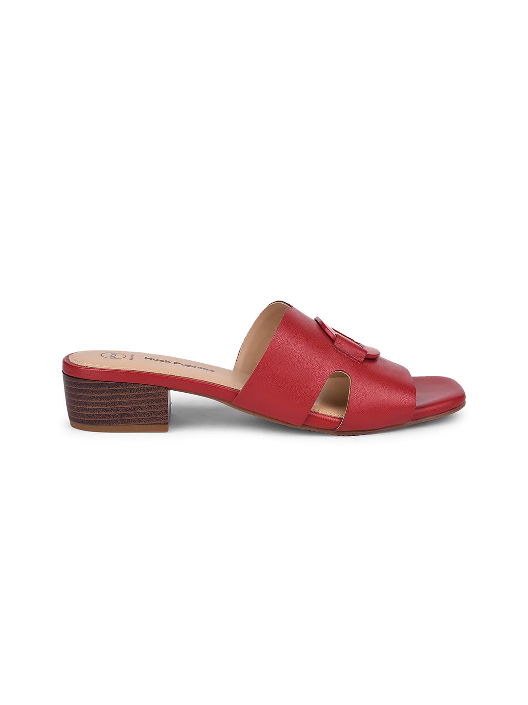 Hush Puppies Women Block Heel Sandals - Red (7Uk)