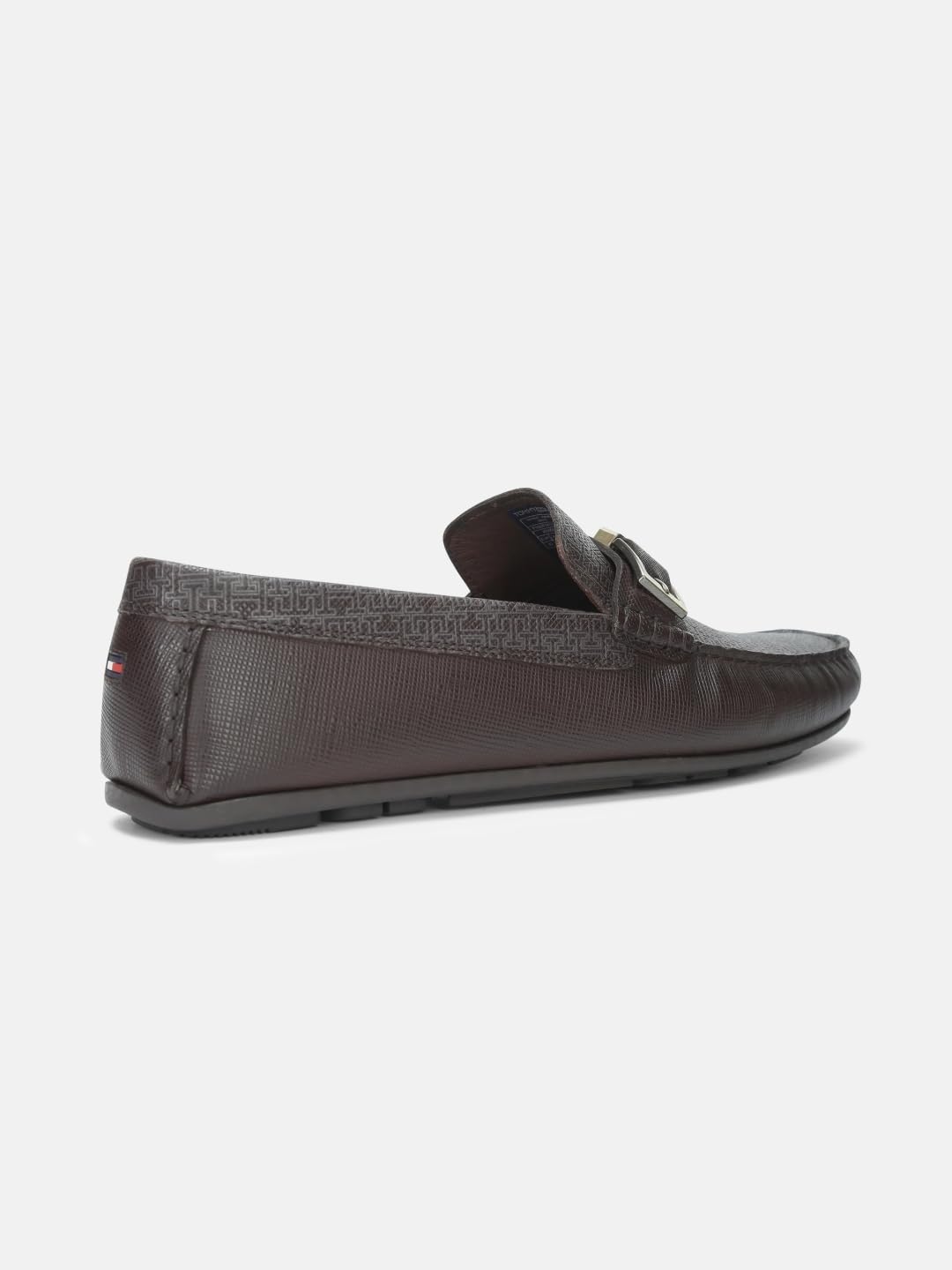 Logo Brown Leather Loafers
