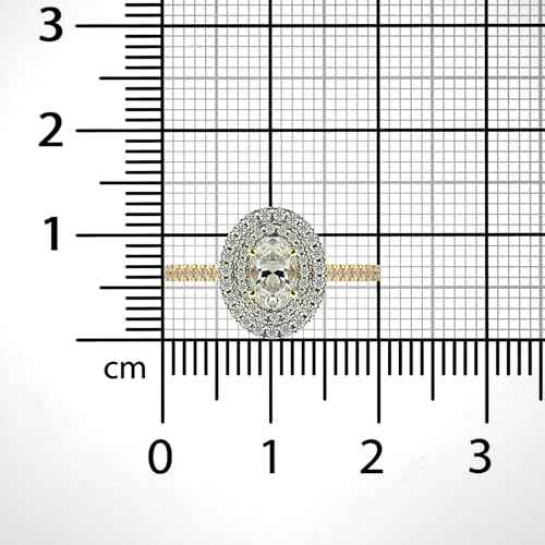 VALANOVA Hallmarked 18K Gold & Certified Lab Grown Diamond 0.88cts | Ring For Women's/Girls | Stylish & Elegant | VGR0467V | Ring Size: 6