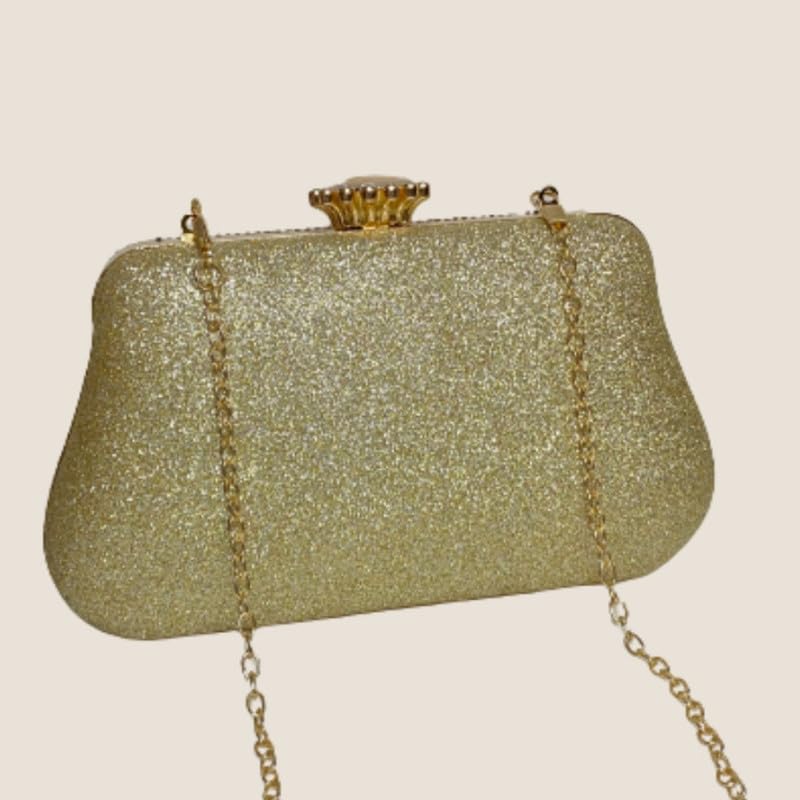 Mastyle® Diamond Clutch Handbag For Women With Rhinestone Finish And Compact Design