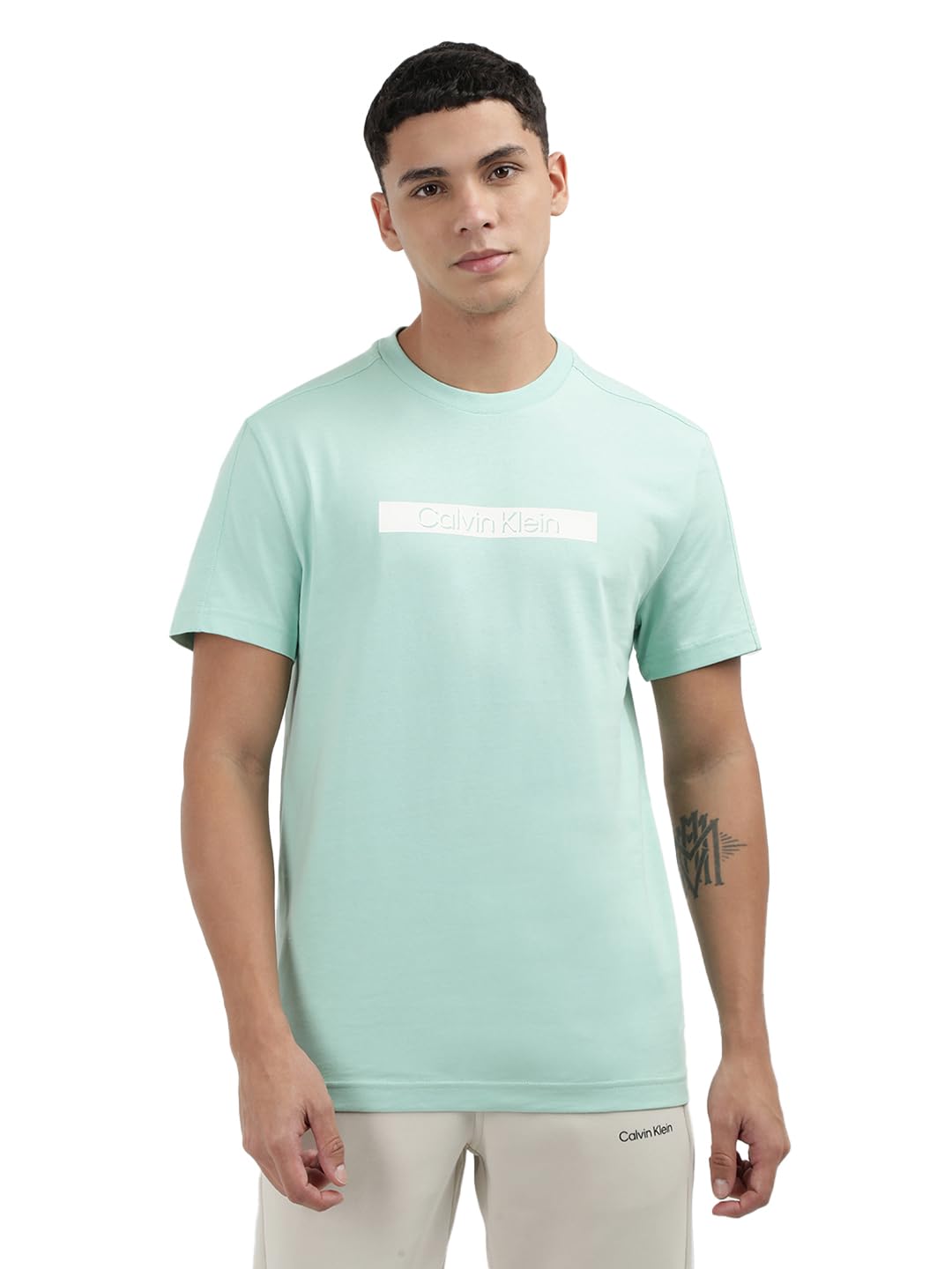 Calvin Klein Jeans Department2185 Regular Fit T Shirt (K10K113110LHH_Lichen XXL)