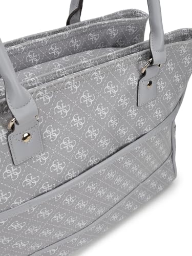 GUESS Grey Printed Jesco Tote