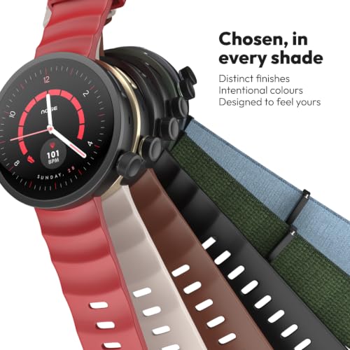 Noise Alt Watch 1 Smart Watch 1.32” AMOLED Display, Built-in GPS, AI Suite, Functional Rotating Crown, 1000NITS Brightness, Upto 14 Days Battery - Chosen Orange