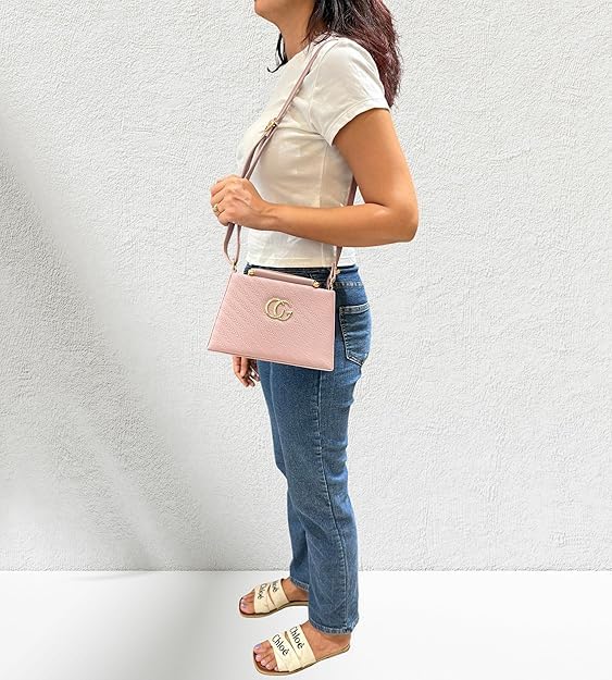 LEFFIS TRENDY DESIGN CROSS BODY SLING BAG FOR WOMENS AND GIRLS (LGR-001) (PURPLE)