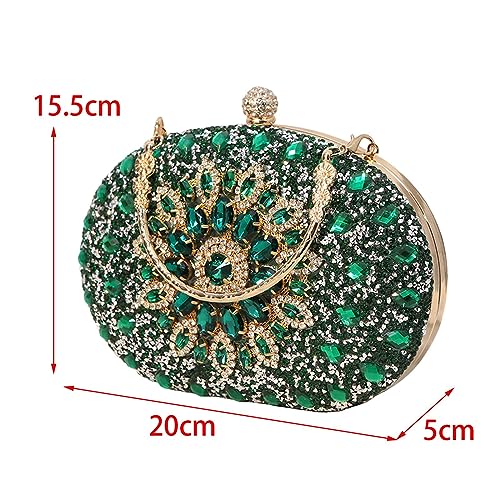 CALANDIS™ 3xWomen Clutch Evening Bag Pouch Wedding Purse for Club Cocktail Party Wedding green | Womens Handbags & Bags