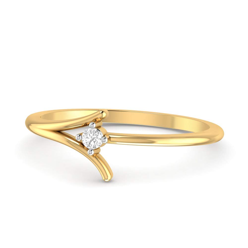 PC Jeweller Aucent The Peyton 18KT Yellow Gold and Diamond Ring