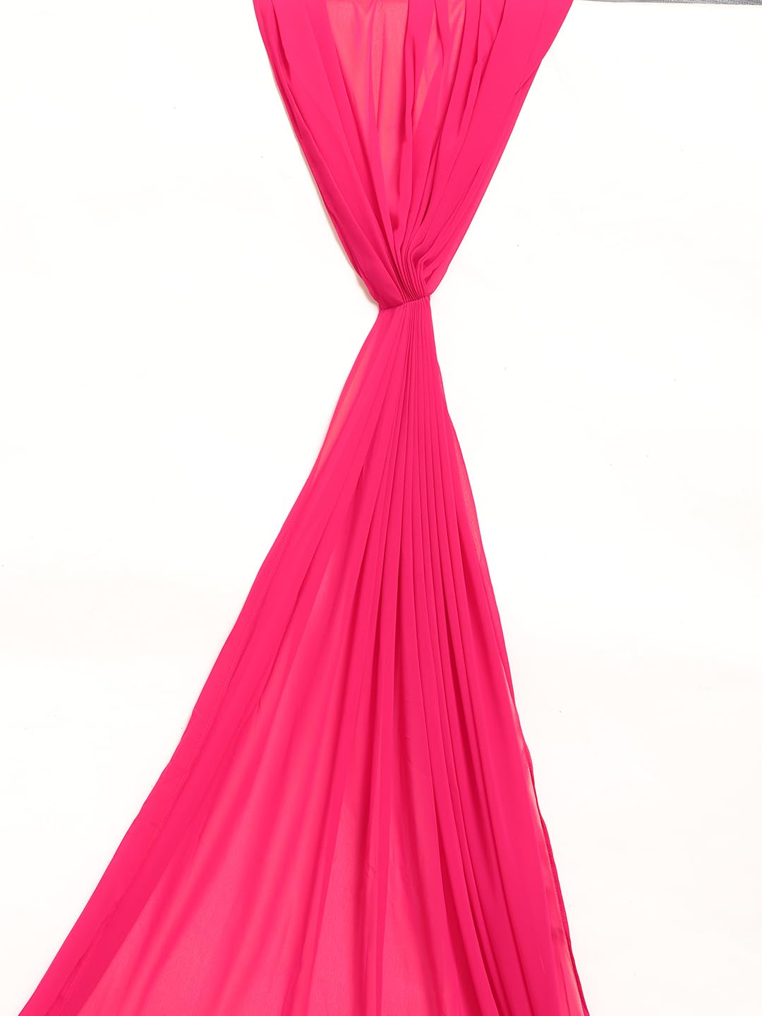 Libas Women's Georgette Saree (34710_Pink)