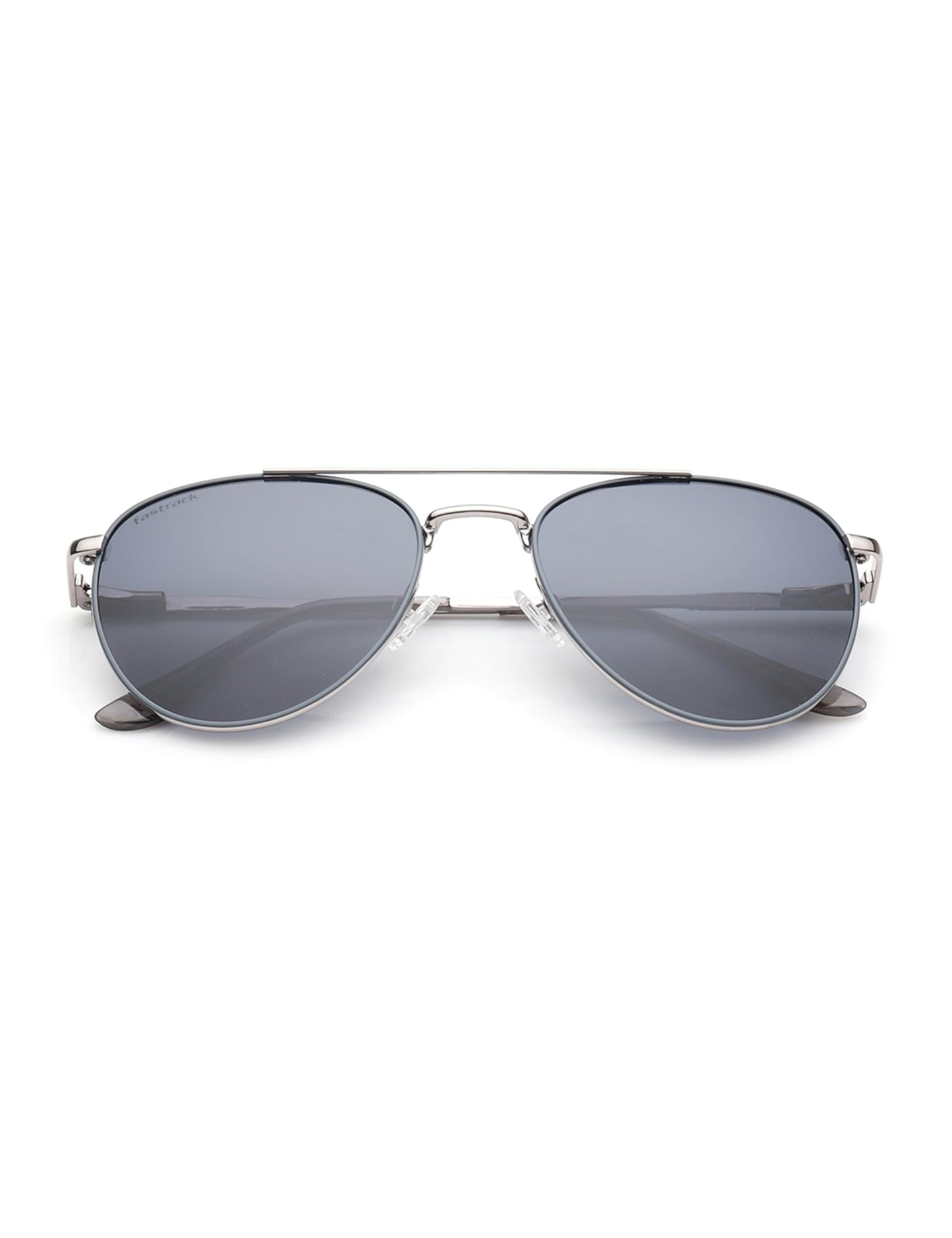 Fastrack Grey Colored Aviator Shaped Metal Frame Polarized Sunglasses for Men