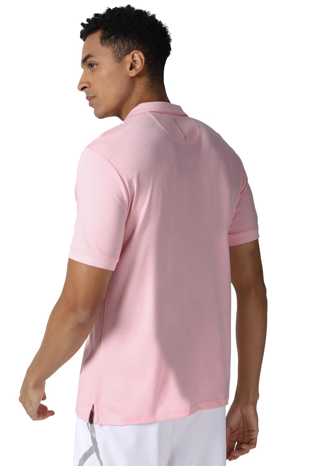 Van Heusen Men's Regular Fit T-Shirt (VFKPARGFN22680_Pink