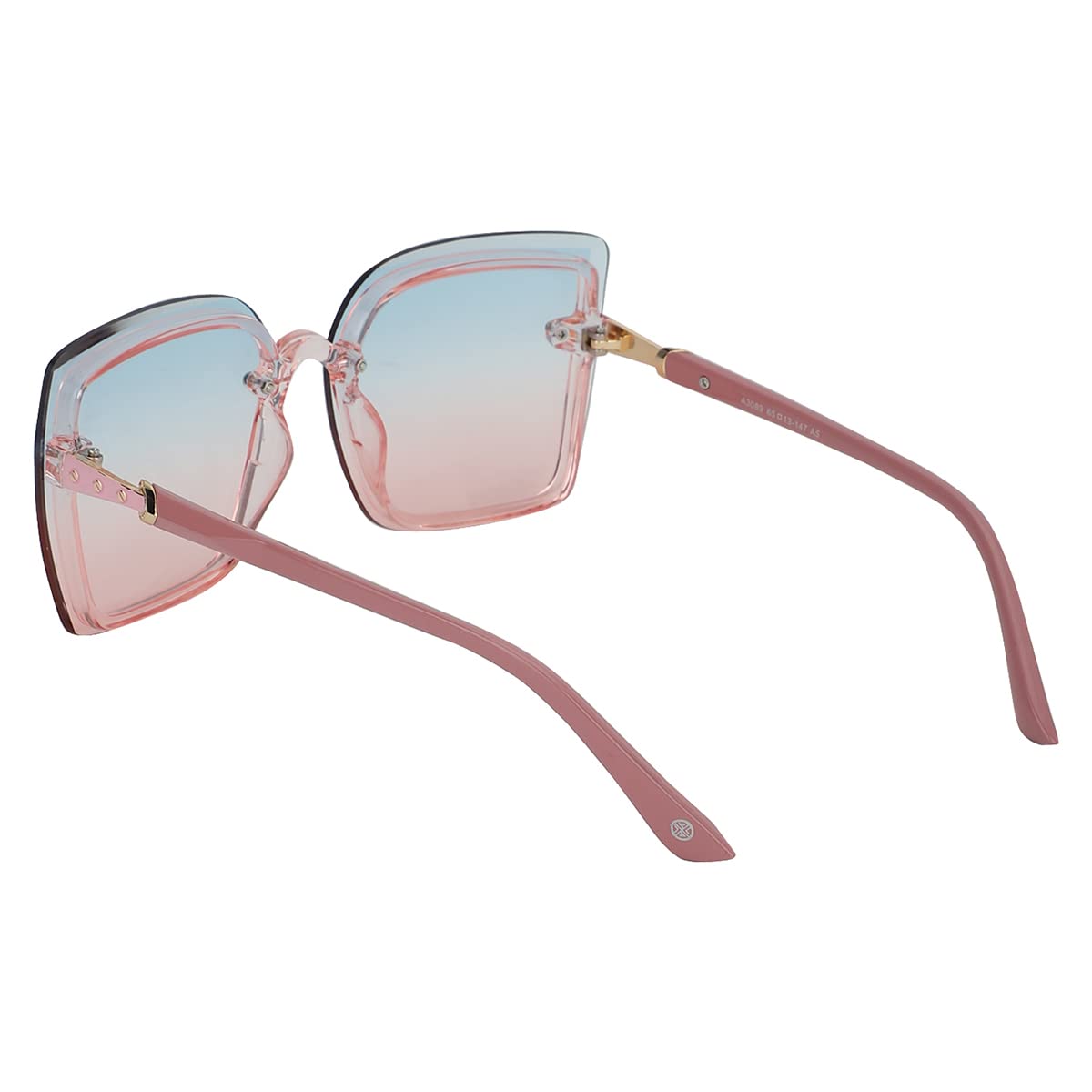 Carlton London Women Square Clear One Size Casual Winter Wear Acetate Frame UV Protected Lens Sunglasses M