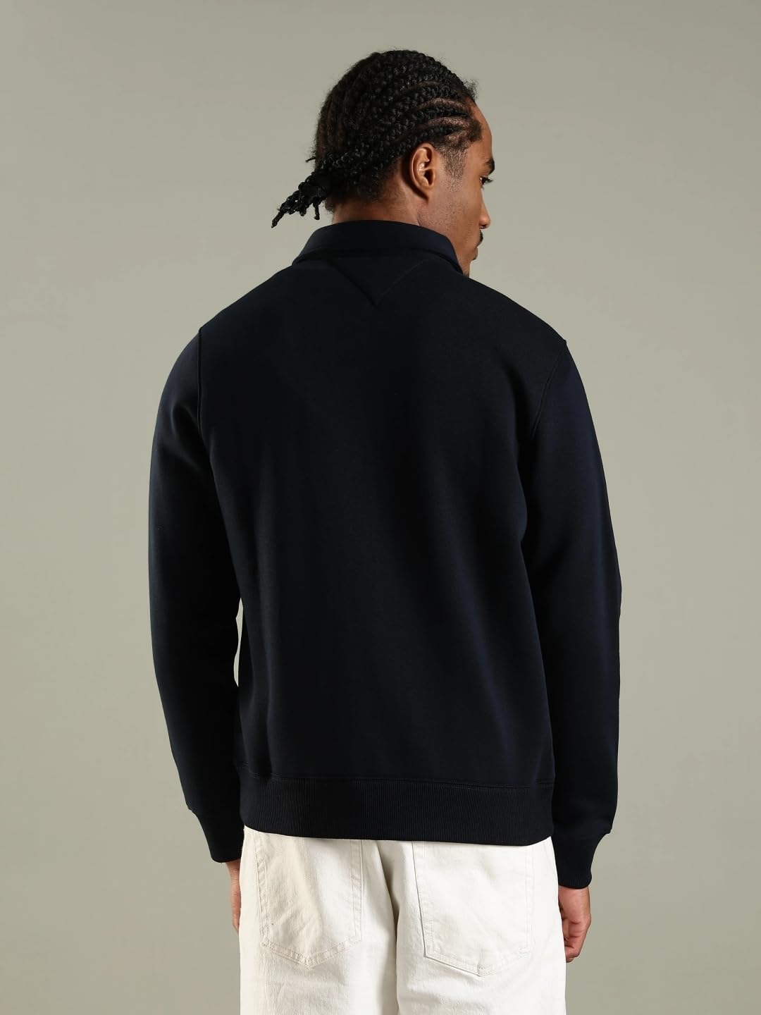 Embroidered Logo Regular Fit Cotton Jacket