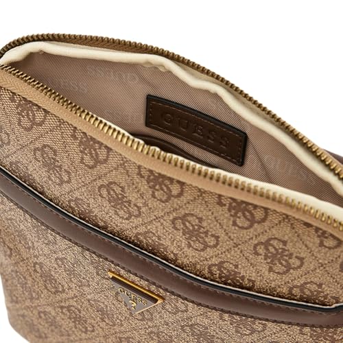 GUESS Women's Beige Printed Crossbody Bag| Ladies Purse Handbags | Gift For Ladies
