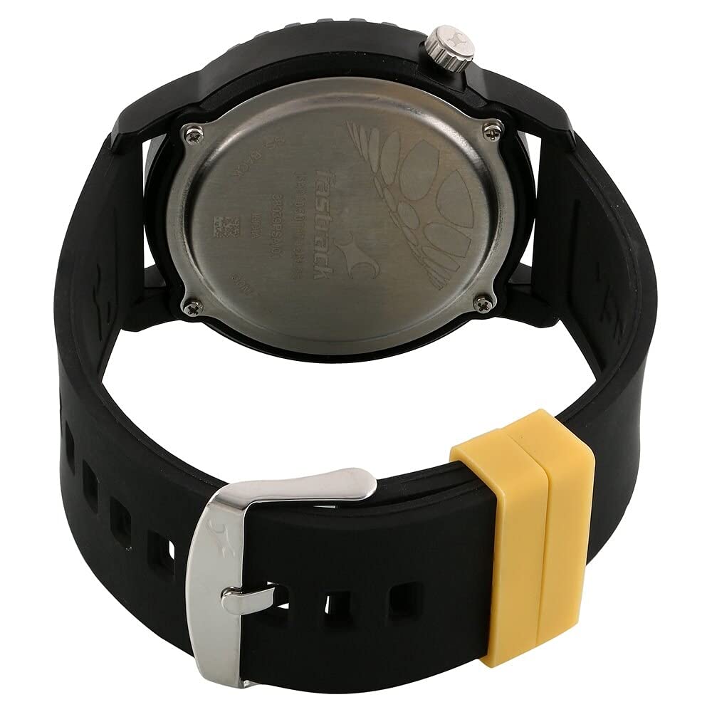 Fastrack Tees Analog Black Dial Unisex Watch - 38039PP01 / 38039PP01