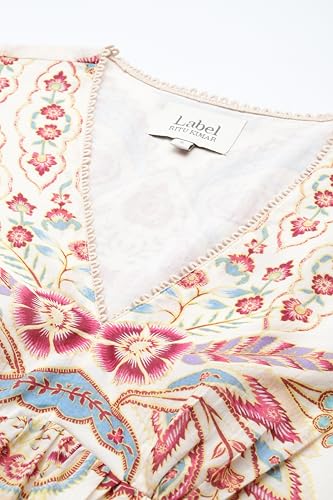 Label RITU KUMAR Ecru Alba Short Dress