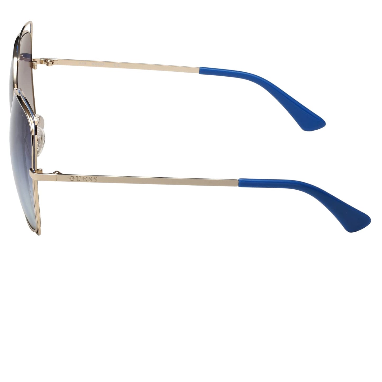 Guess Gradient Square Women Sunglasses - (GU7638 32W 61 S |61| Blue Color Lens)