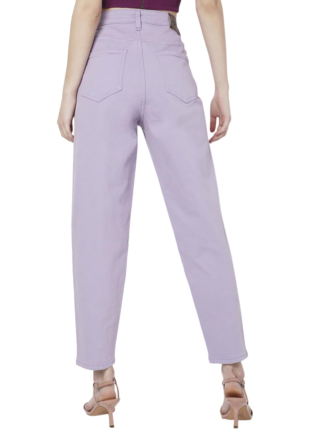 VERO MODA Women's Slim Jeans (10298061-Pastel Lilac_Pastel
