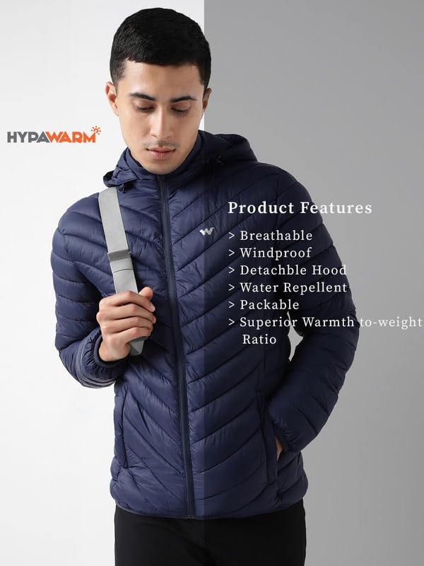 Wildcraft Men Nylon Husky Jacket (Navy1, XXXL)