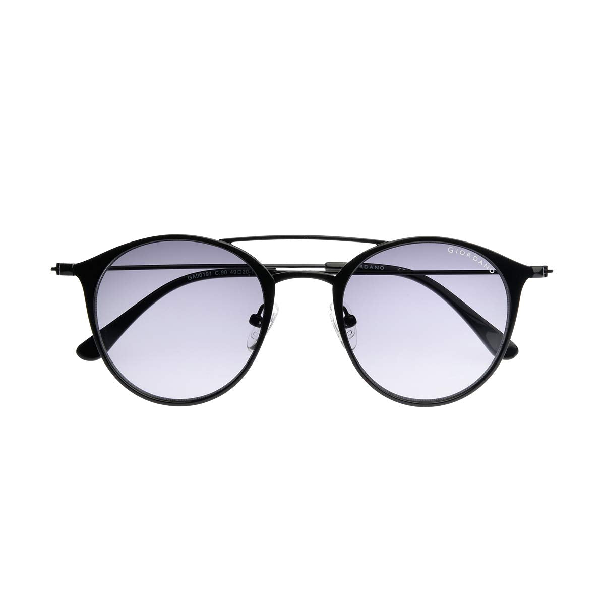 Giordano Gradient Round Unisex Sunglasses - (GA90191C90|49|Grey Color Lens)
