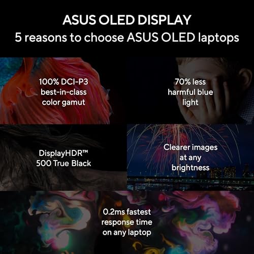 ASUS Zenbook 14 (2026),Smartchoice,Intel Core Ultra 7 255H,32GB RAM,1TB SSD,OLED,Touchscreen,14"(35.5 cm),Win 11,M365 Basic(1Y)* Office 24,Ponder Blue,1.28 Kg,UX3405CA-QL1015WS,Thin & Light Laptop