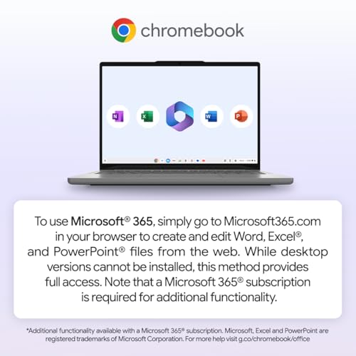 Lenovo IdeaPad Slim 3 Chromebook 14-inch FHD Laptop - (MediaTek Kompanio 520, 4GB RAM, 64GB eMMC, ChromeOS)