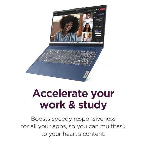Lenovo IdeaPad Business Laptop Computer, AMD Ryzen 5 40 CPU, 15.6" FHD Display, 8GB DDR5 RAM, 256GB SSD, Windows 11 with Microsoft 365 for The Web