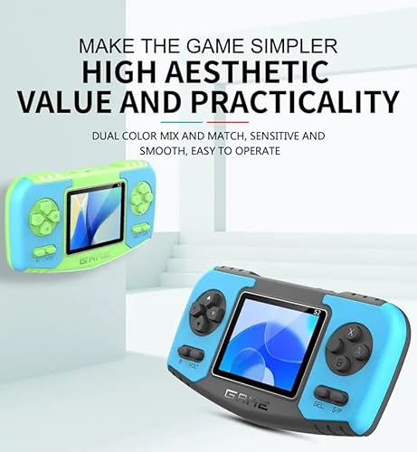 New World S2 Portable Handheld Game Player 2.4'' Screen Video Retro Game Console Handheld Video Game Set for Kids Retro Game Box with TV Game Support (Random Colour)