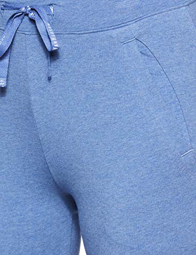 Van Heusen Women Straight Fit Lounge Capris - Cotton Spandex - Smart Tech+, Easy Stain Release, Moisture Wicking, Ultra Soft_55304_Denim Mélange_L