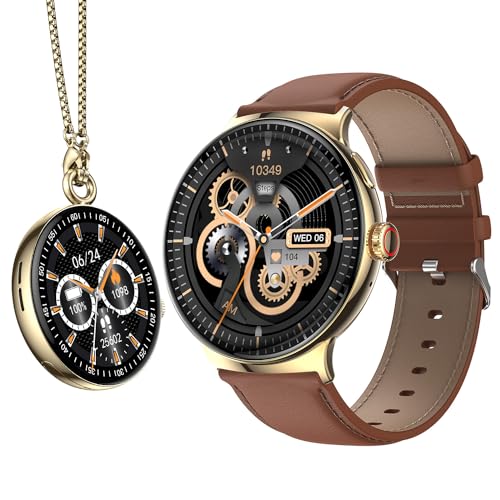 itel Unicorn Smartwartch with Single chip BT Calling, 1.43" AMOLED Display, 500 Nits Brightness, Rotating Crown, IP68 Waterproof, 200+ Watch Faces, 100% Charging Approx 70 mins (Champagne Gold)