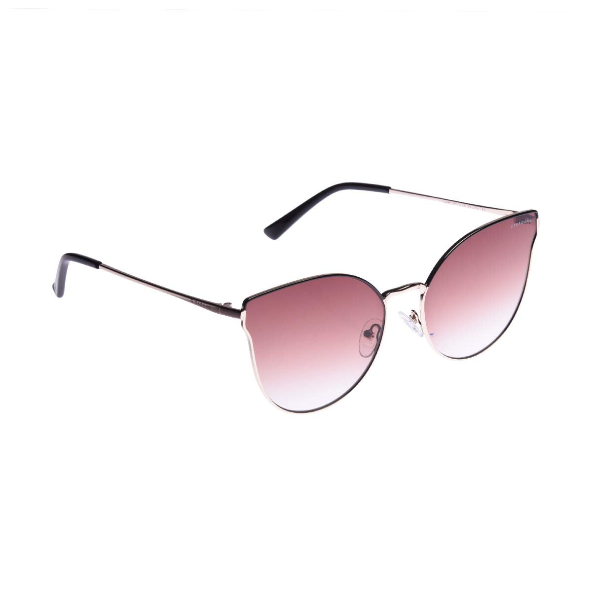 Giordano UV Protected Cateye Women Sunglasses - (59 | Gold Lens)