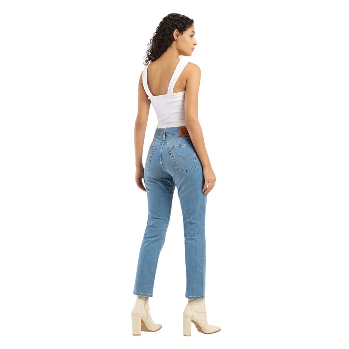 Levi's Women's Straight Jeans (001UF-0008_Blue_27)