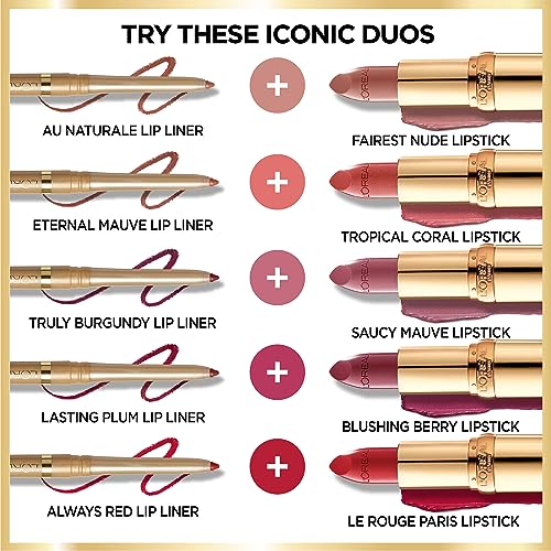 L'OREAL PARIS Makeup Colour Riche Original Creamy, Hydrating Satin Lipstick, 850 Brazil Nut, 1 Count