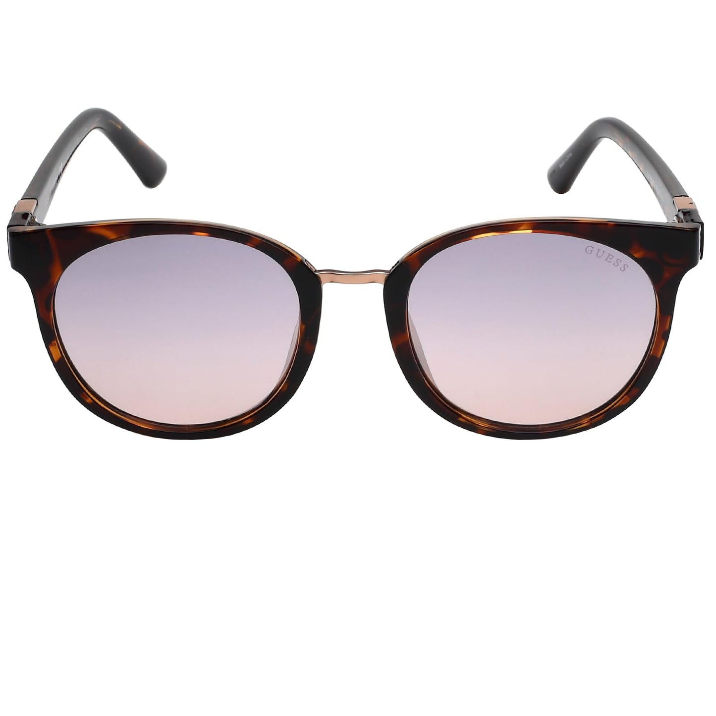 GUESS Mirrored Oval Women Sunglasses -(GU7601 52U 52 S |52| Blue Color Lens)