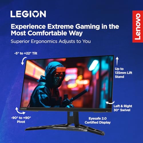 Lenovo Legion 7 Intel Core i9-12900HX 16" (40.64cm) QHD IPS 165Hz 500Nits Gaming Laptop (32GB/1TB SSD/Win/MSO/NVIDIA RTX 3080Ti 16GB/Grey/2.53Kg), 82TD009KIN +R25f-30 Monitor