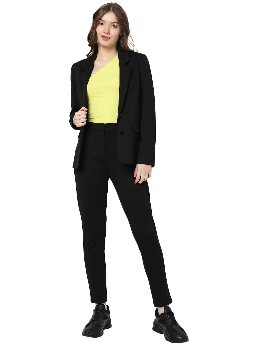 VERO MODA Regular Blazer (297921201_Black_XL_)