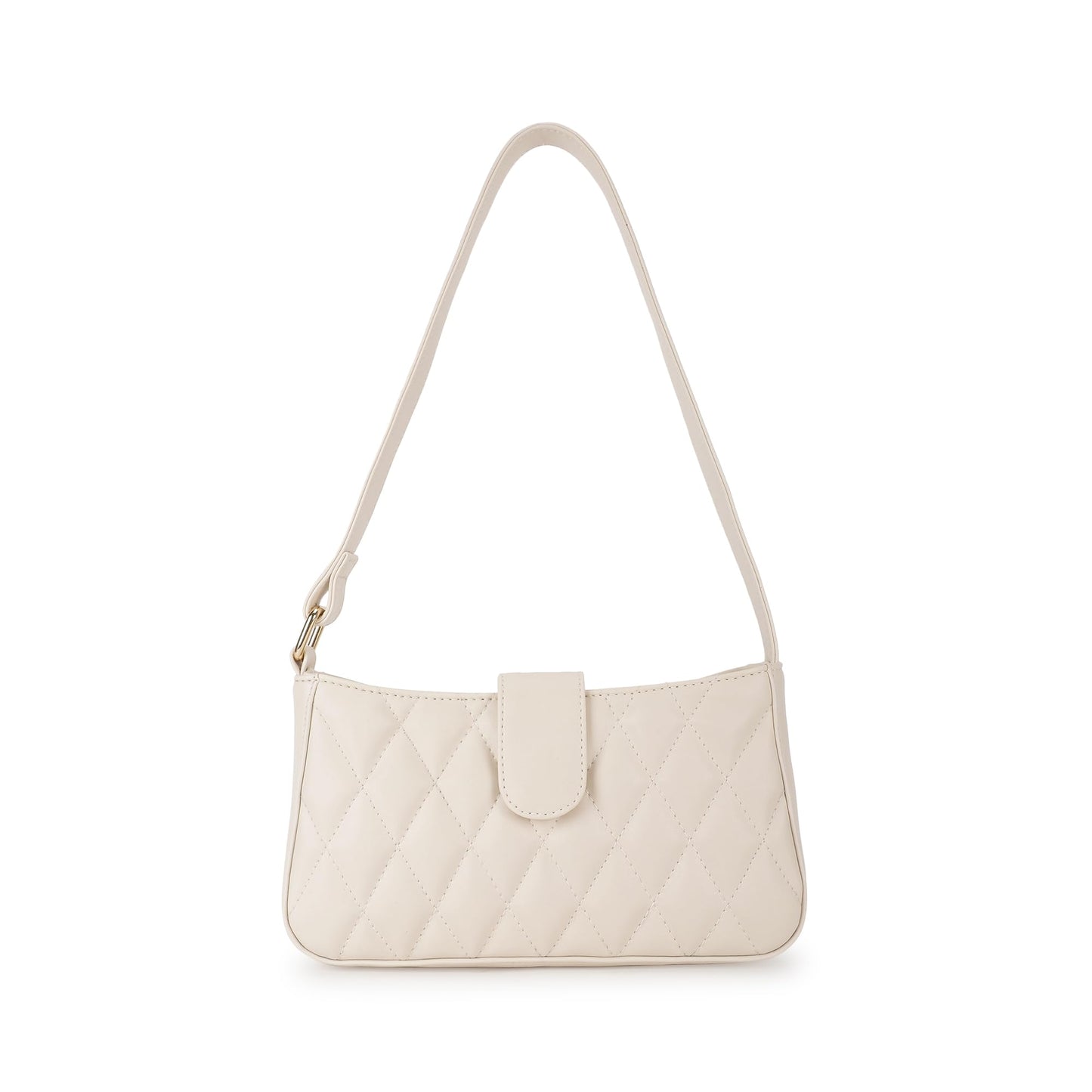 Fastrack Trendy Quilted Shoulder Bag | Faux-Leather Women's Handbags | Shoulder for Casual Carry